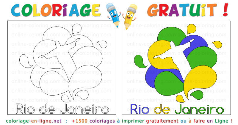 Coloriage Rio De Janeiro Coloriage Imprimer Ou Faire En Ligne